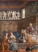 GHIRLANDAIO, Domenico Birth of Mary Germany oil painting artist